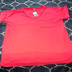 Women’s flamingo 3xl neon pink top nwt